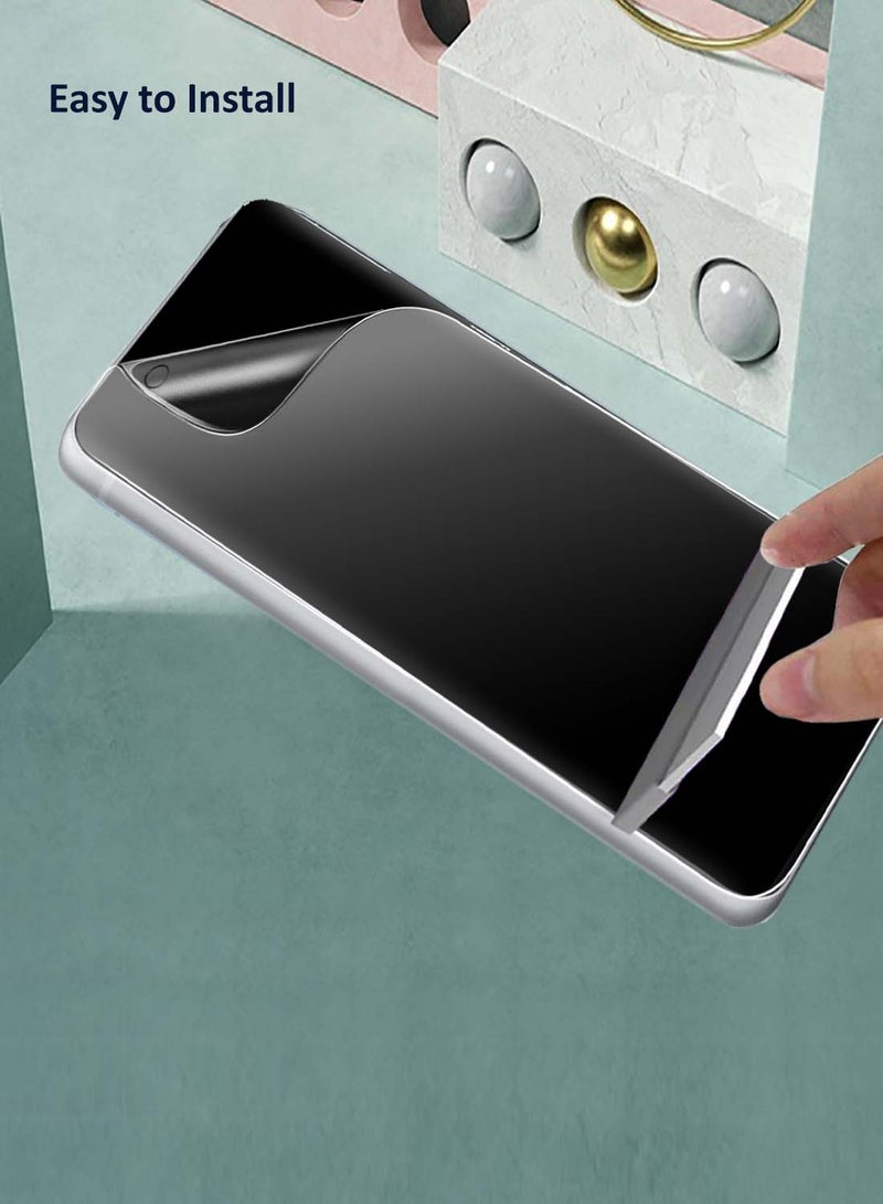 دبليو تيك واقي شاشة Infinix Note Edge 5G 2026 المتميز من الهيدروجيل ضد التجسس / ضد الخصوصية، رقيق ومرن (MSHFMP) - شفاف - Image 3